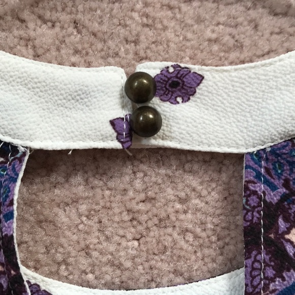 Dry Goods Cream & Purple Dress! - Picture 6 of 6